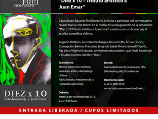 Conversatorio Juan Emar en Casa Museo EFM